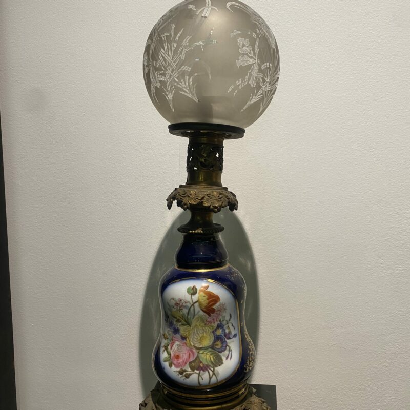 Paire de lampes à pétrole Napoléon III