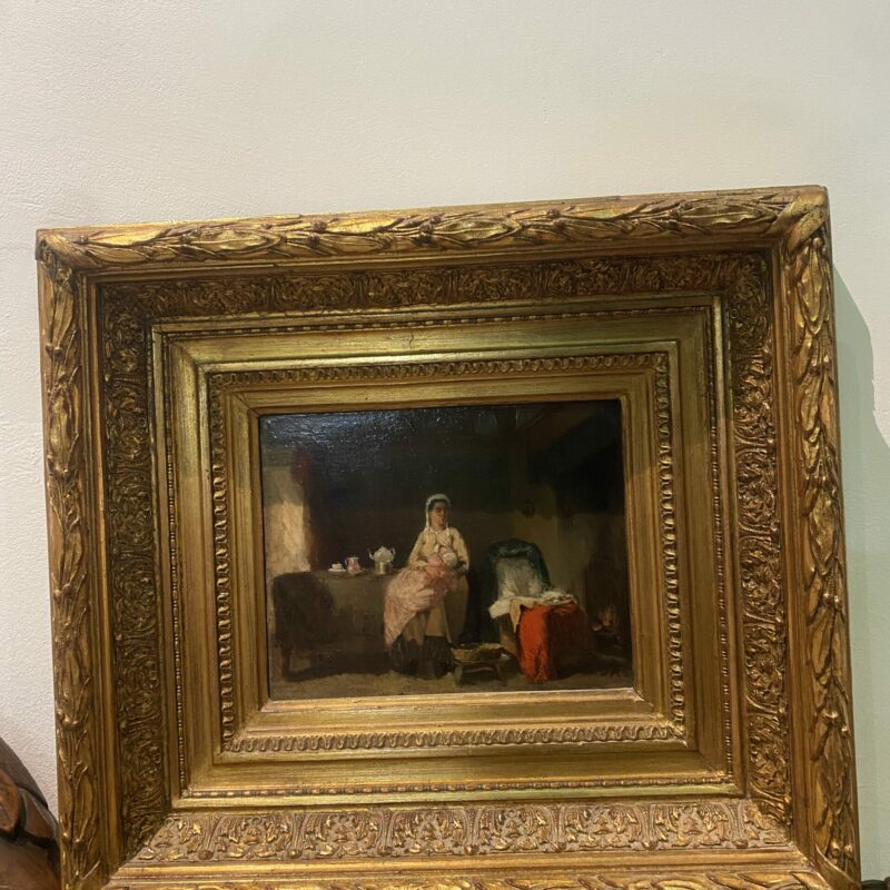 Huile sur panneau