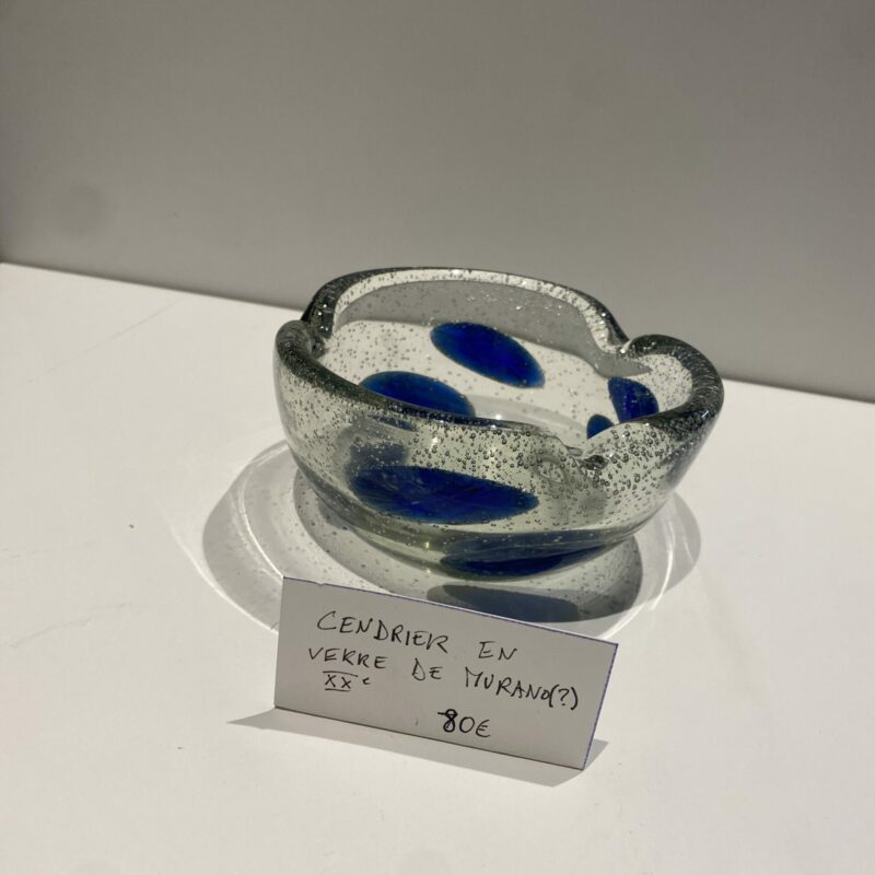 Cendrier en verre