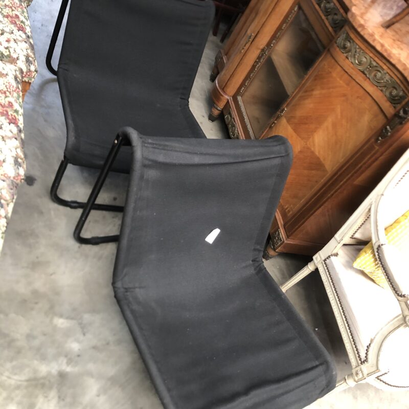 Paire fauteuil relax noir