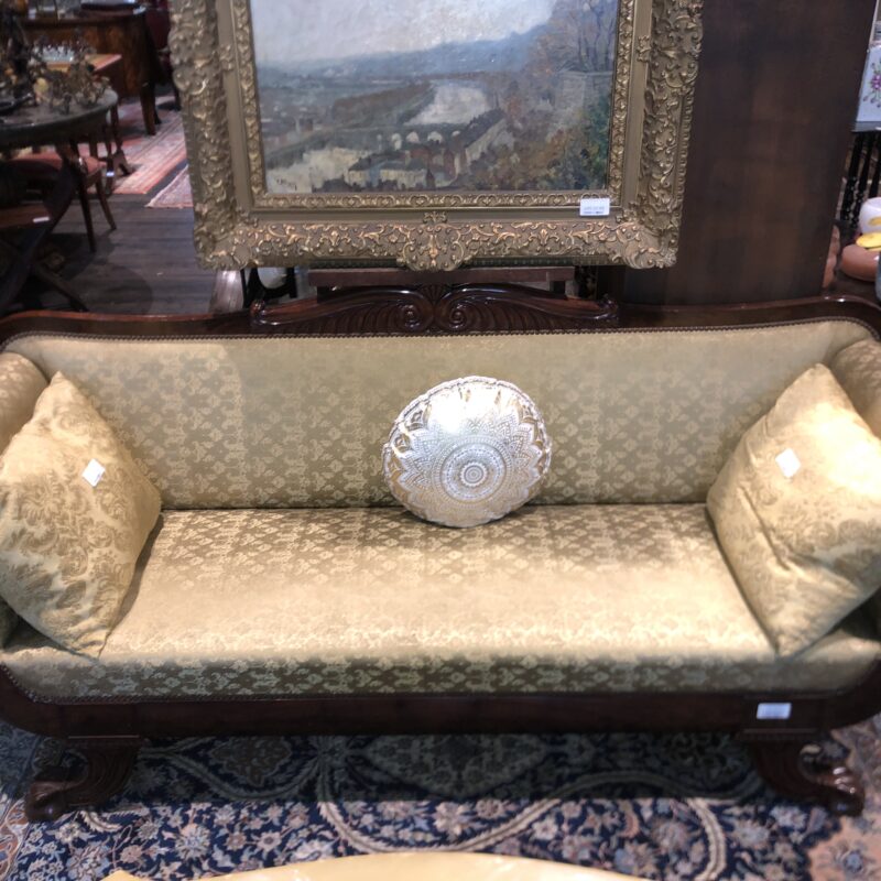 Canapé en acajou. Charles X