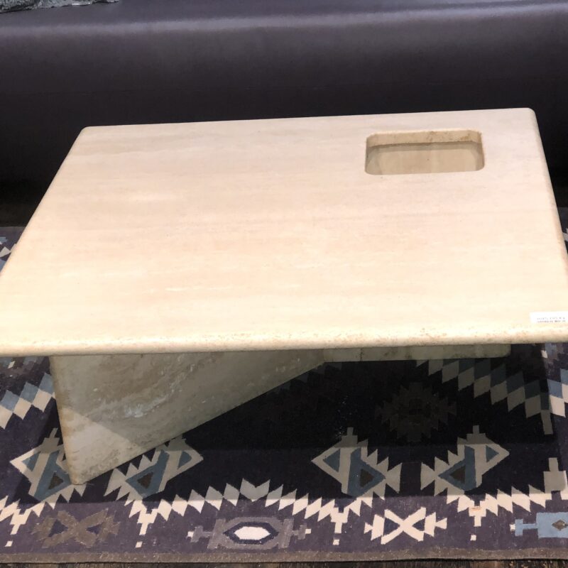 table salon travertin
