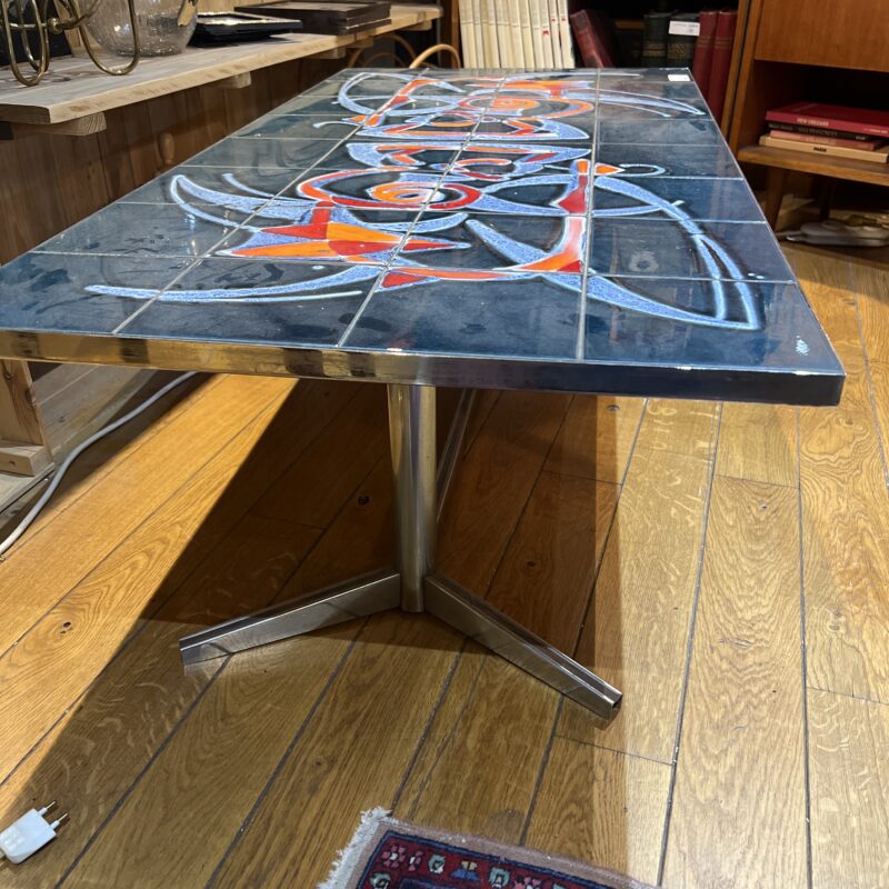 Table basse Vintage carrelé