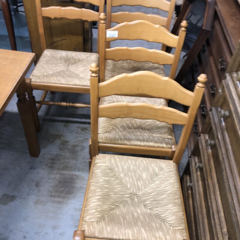 chaise chêne clair assise paille (4)