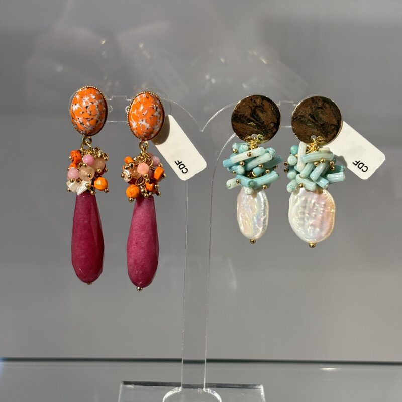 Bijoux .Boucle d’oreille. Angelo Moretti