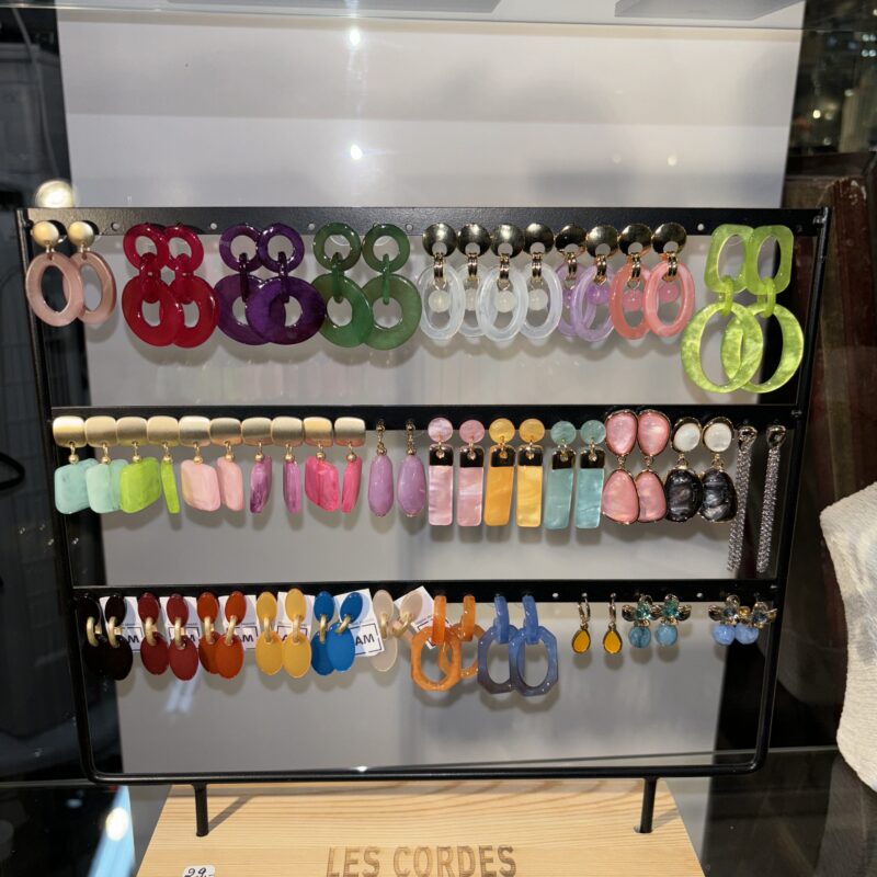 Bijoux. Boucle d’oreille. Angelo Moretti