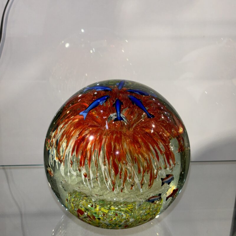Aquarium en verre murano vintage