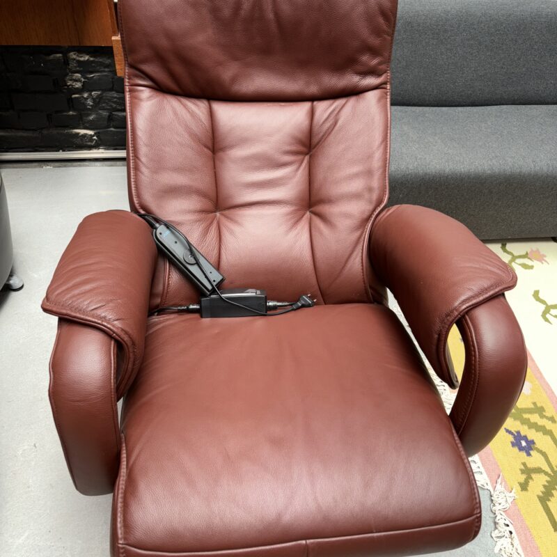 Fauteuil relax en cuir Himolla